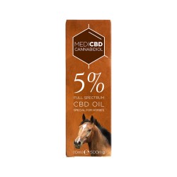 Huile de CBD 5% pour chevaux