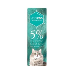 Huile de CBD 5% pour chat