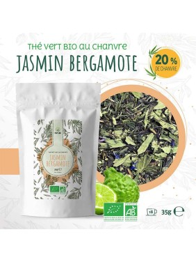 Thé vert BIO Chanvre Jasmin...