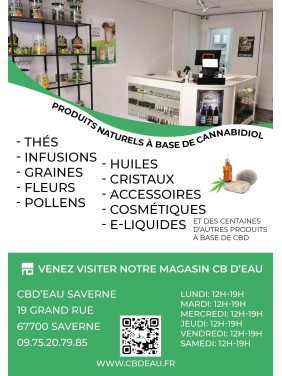 Flyers CBD'Eau avec photo...