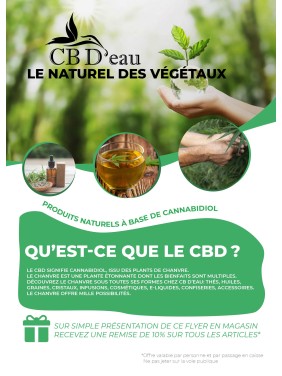 Flyers CBD'Eau avec photo...