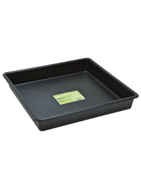 Plateau carré 60cm noir