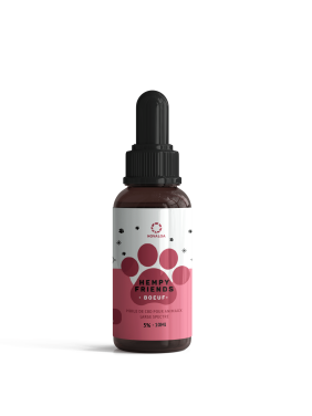 Huile CBD animaux 5% boeuf...